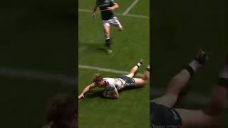 Sensational solo score from Ollie HassellCollins ⚡️  shorts gallagherprem rugby [upl. by Ramos]