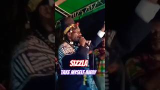 SIZZLA  TAKE MYSELF AWAY LIVE PERFORMANCE AT MOORE TOWN [upl. by Aretahs819]