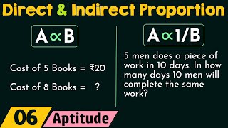 Direct and Indirect Proportion [upl. by Hildy]