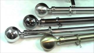 METAL CURTAIN POLES  Youtube [upl. by Neiluj345]