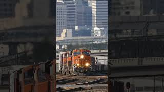 BNSF manifest through South Seattle Washington train railway trains diesel railfans railroad [upl. by Otilrac825]