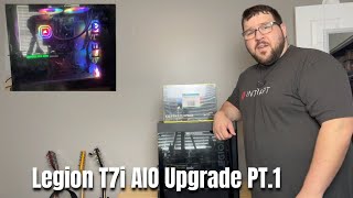 Lenovo Legion T7i AIO Upgrade Part 1 Ugh Backplates [upl. by Ynafit]