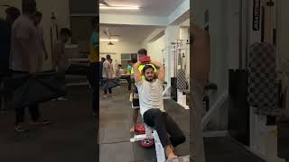 Seated Two Arm Overhead Dumbbell Triceps Extensions fitness gym shorts short shortvideo [upl. by Beckerman]