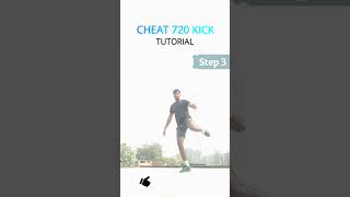 Taekwondo cheat 720 kick tutorial shorts [upl. by Bette]