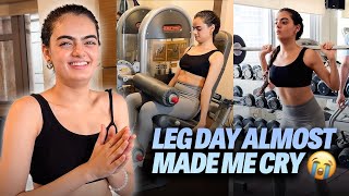 Another Workout Vlog Leg Day Struggles with My Trainer 🦵💪 RuhaanikaDhawannOfficial [upl. by Anippesuig]