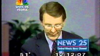 1993 News 25 Update  PEORIA ILLINOIS [upl. by Onaireves]