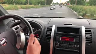 Nissan XTrail T31 20 diesel manual in Blue color  Short city test drive [upl. by Rahas]