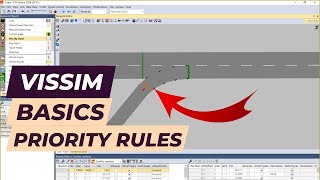 Vissim Tutorial  Priority Rules Give Way Yield [upl. by Letsirk805]