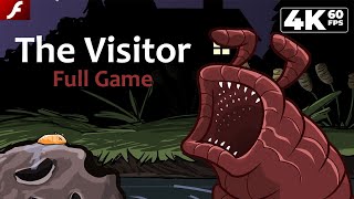 The Visitor Flash  Full Game 4K60 Walkthrough  ALL 3 Endings [upl. by Ayet]