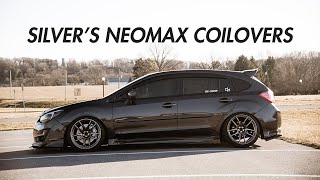 Silvers NEOMAX Coilovers  Unboxing  Install Extreme Low Kit  Subaru Impreza [upl. by Quillan]