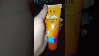 rivaj sunblock for babys [upl. by Aseefan]