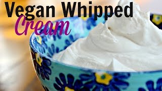 How To Vegan Whipped Cream  Healthy Tip Tuesday [upl. by Kra]