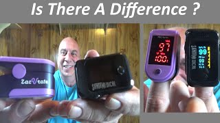 Reliable SantaMedical vs Zacurate Pulse Oximeters TestComparisonReview Budget Blood Oxygen [upl. by Anitsenre]