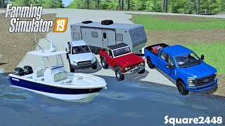 Summer Camping amp Boating  Offroad Toys  Everglades Boat  Homeowner  FS19 [upl. by Yenahteb]