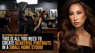 How to Photograph Beautiful Portraits in a Small Home Studio [upl. by Ives874]