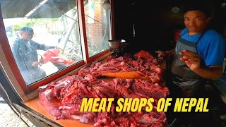 Meat Shops of Nepal [upl. by Saimerej]