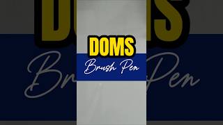 DOMS Brush 🖌️ 🖌️Pens 26 shades  Cute Stationary shortsshortsviral stationery color calligraphy [upl. by Pilar]