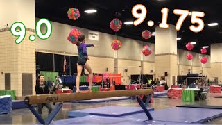 Level 4 Beam Routines Ozone Invitational 2019 [upl. by Teryn]