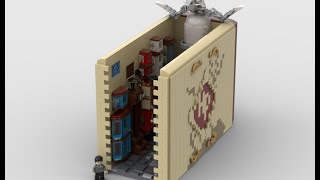 Lego DIagon Alley Book MOC [upl. by Holman674]