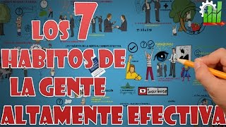 Los 7 hábitos de la gente altamente efectiva Por Stephen R Covey  Resumen animado [upl. by Akinom]