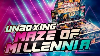 SIMPLISMENTE A MELHOR UNBOXING DE MAZE OF MILLENNIA 🤩🤩 unboxing yugioh [upl. by Engapmahc112]