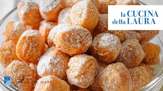 Dolci di Carnevale  LE CASTAGNOLE ROMAGNOLE  La Cucina della Laura [upl. by Shiroma755]