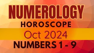 Numerology Monthly Horoscope October 2024 [upl. by Notlim]