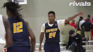 Class of 2021 Point Guard Daeshun Ruffin Highlights EYBL Session 2 [upl. by Yanrahc]