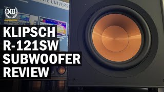 Klipsch R121SW Subwoofer Review  Klipsch R121SW vs Polk PSW10  Are Klipsch Speakers Worth It [upl. by Hatty]