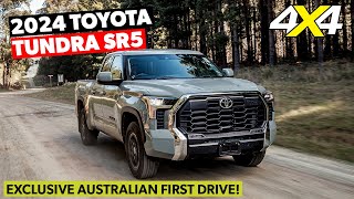 2024 Toyota Tundra SR5 review Exclusive Australian first drive  4X4 Australia [upl. by Sallyann]