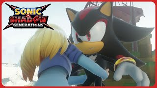 Shadow saves and reunites with Maria  Sonic x Shadow Generations [upl. by Annaiv]