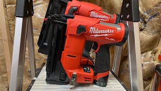 NEW M12 Brad Nailer Quick Look and Comparison milwaukee milwaukeetools [upl. by Maggie549]