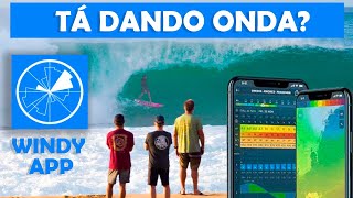 ANÁLISE DE PREVISÃO DE ONDAS COM O APP WINDY [upl. by Lrem]