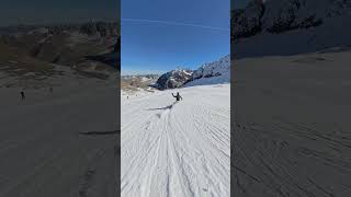 Pitztaler Gletscher Snowboard Carving snow snowboarding pitztal [upl. by Nomolas]