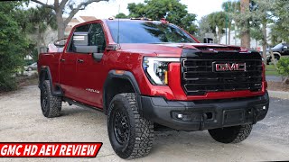 2024 GMC Sierra HD AT4X AEV Review  The Ultimate 100k American Towing Machine [upl. by Leonardi]