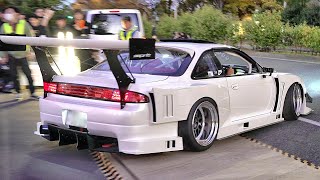 大きなウィング✈️アワード車両S14silvia‼️【搬出②】STANCENATION JAPAN TOKYO 2023 [upl. by Aryn]