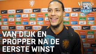 Van Dijk over De Ligt Op die leeftijd zo spelen is fantastisch  ORANJE INTERVIEWS [upl. by Fred]