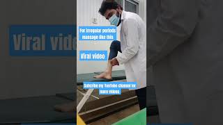 For irregular periods do massage like thisviral videos [upl. by Nwahshar]