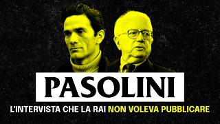 Enzo Biagi intervista Pasolini COMMOVENTE [upl. by Nilahs]