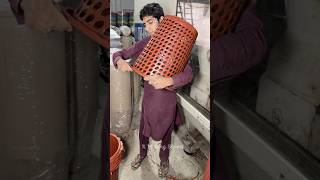 Making Plastic Large Tokri Basket With Injection Moulding Machine In Factory 🧺 [upl. by Nigam]