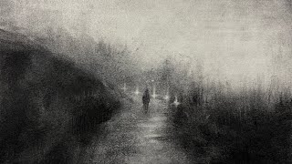 HOW TO DRAW A MOODY CHARCOAL LANDSCAPE [upl. by Eziechiele]