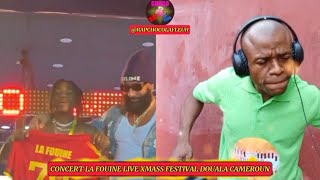 🔴CONCERT LA FOUINE LIVE XMASS FESTIVAL DOUALA CAMEROUN 🇨🇲 [upl. by Ecissej]