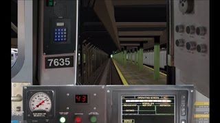 OpenBVE HD Operating NYC Subway R142 3 Train New Lots Ave to Harlem  148th Street Timelapse 4x [upl. by Lewert]