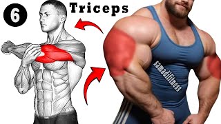 6 Best Triceps Workout At Gym triceps exercises [upl. by Hanford884]