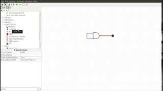 Digital Circuits NOT Gate using universal gate NAND gate using Logisim [upl. by Ajar]