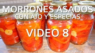 MORRONES ASADOS CON AJO Y ESPECIAS  VIDEO 8  Locos X la Parrilla [upl. by Nolyarg]