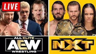 🔴 AEW Dynamite Live Stream amp WWE NXT Live Stream October 16th 2019  Full Show live reaction [upl. by Wendye]