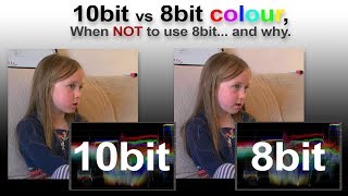 10bit vs 8bit colour When NOT to use 8bit and why [upl. by Comptom]