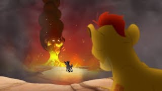 Lion Guard KION SEES SCAR  Divide and Conquer HD Clip [upl. by Amapuna]