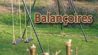 Fabrication de balançoires en bois de récupération [upl. by Relly384]